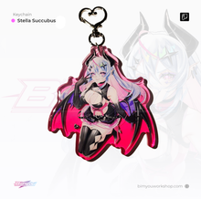 Load image into Gallery viewer, Stella Succubus Acrylic Keychain
