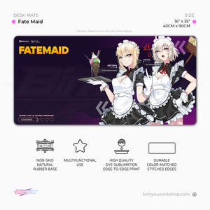 Fate Maid [Jeanne x Artoria] Mousepad
