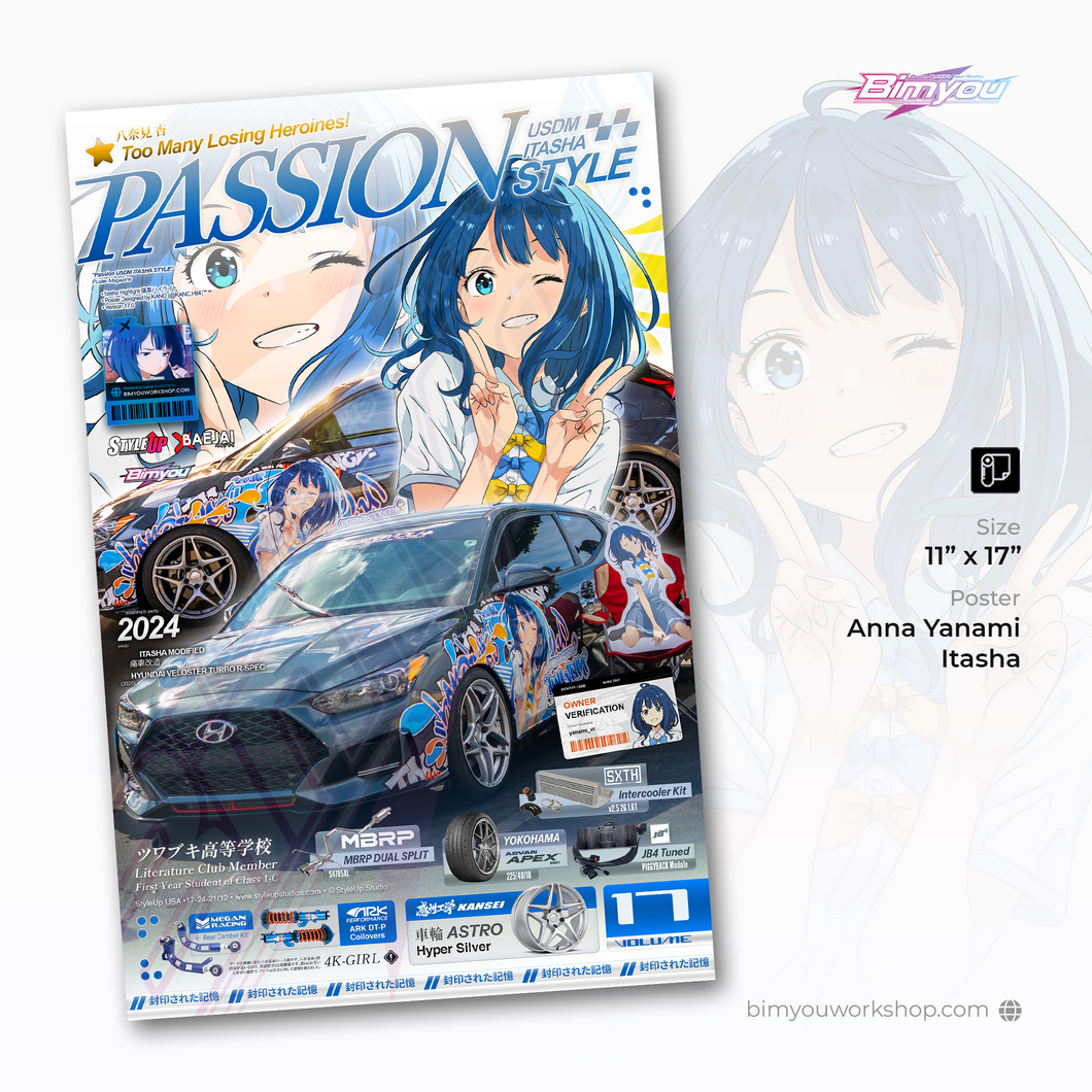 Anna Yanami Passion Itasha Poster