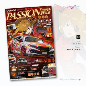 Asuka Type R Passion Itasha Poster