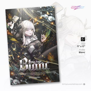 Blanc Poster