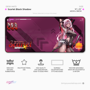 Scarlet Black Mousepad