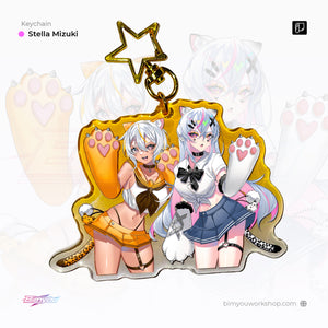 Stella & Mizuki Acrylic Keychain [LIMITED EDITION: CatchMyDrift Collaboration]