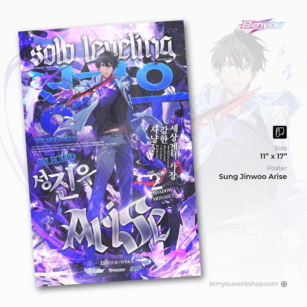 Sung Jinwoo Arise Poster